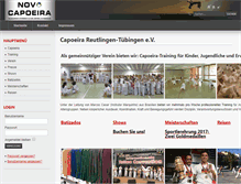 Tablet Screenshot of capoeira-reutlingen.de